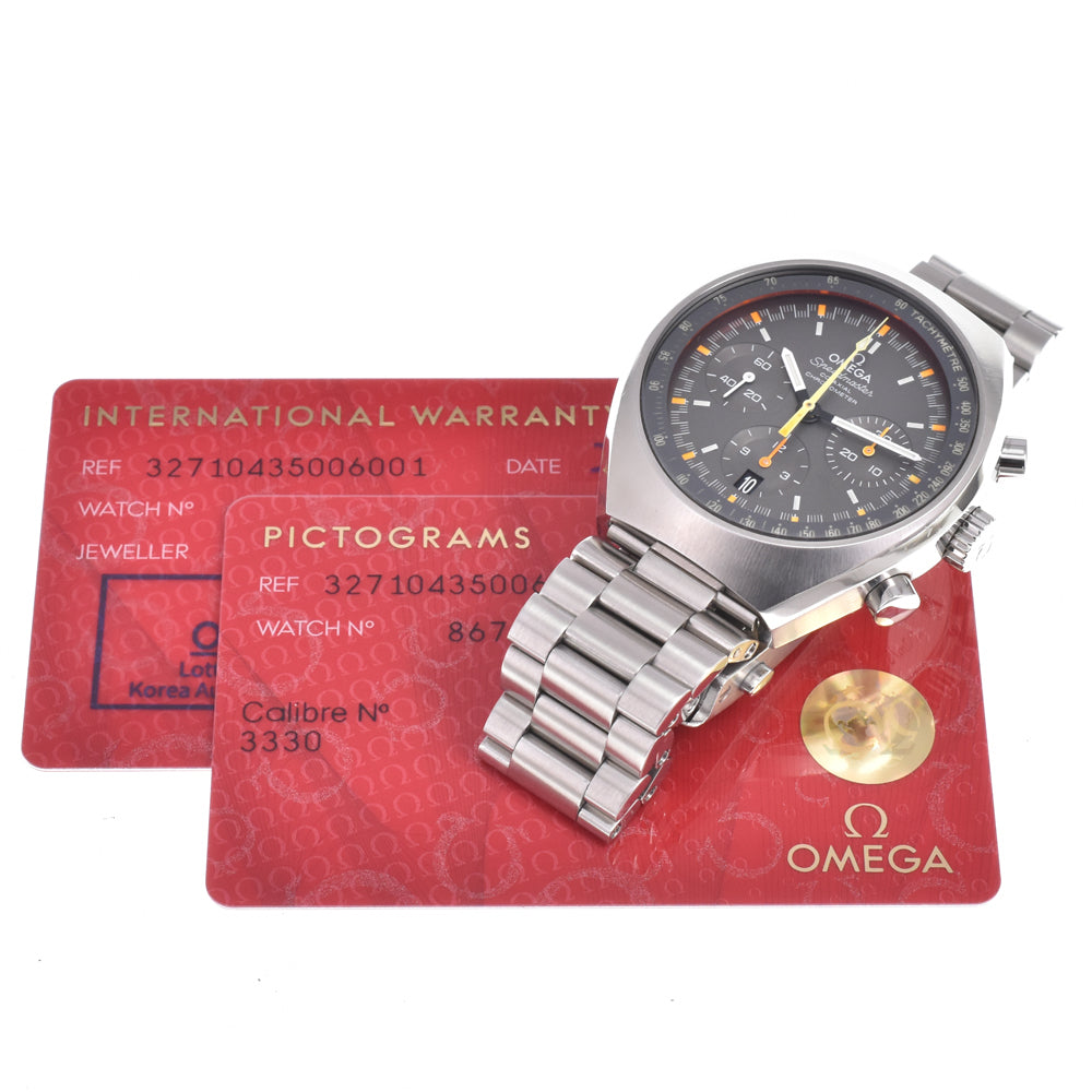 with paper OMEGA Speedmaster Mark II 327.10.43.50.06.001 gray Dial Automatic Men's
 Watch L#150951