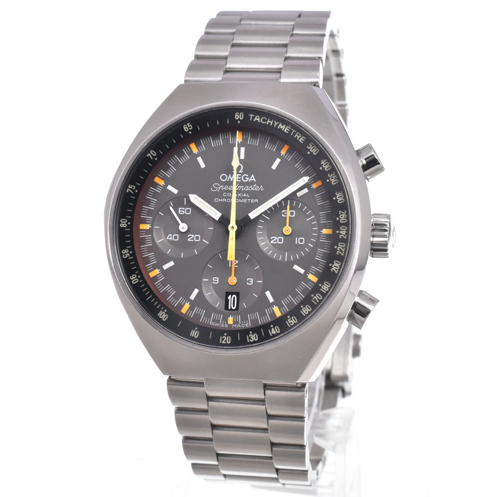 with paper OMEGA Speedmaster Mark II 327.10.43.50.06.001 gray Dial Automatic Men's
 Watch L#150951