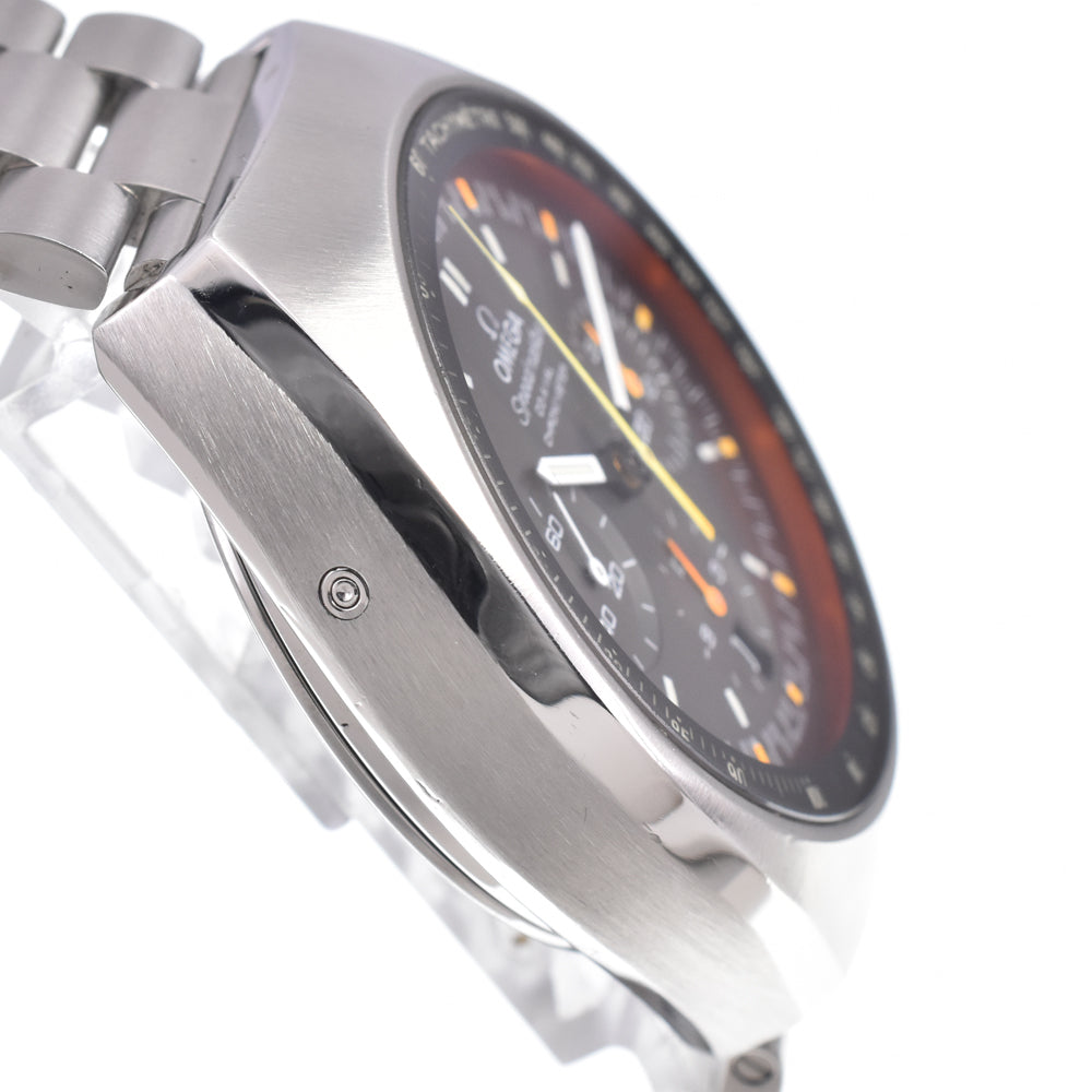 with paper OMEGA Speedmaster Mark II 327.10.43.50.06.001 gray Dial Automatic Men's
 Watch L#150951