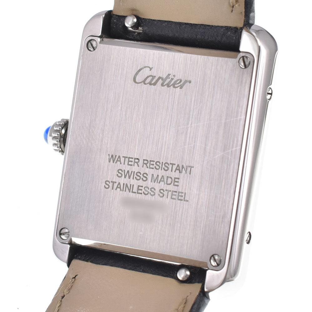 with paper CARTIER Tank solo WSTA0030 Silver Dial Quartz Ladies
 Watch M#150952