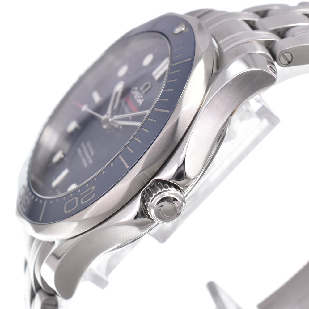 with paper OMEGA Seamaster Diver 300m 212.30.41.20.03.001 blue Dial Automatic Men's
 Watch L#150953
