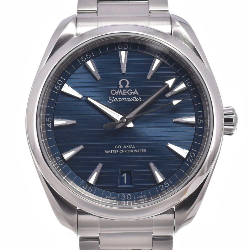 with paper OMEGA Seamaster Aqua Terra 220.10.41.21.03.003 blue Dial Automatic Men's
 Watch M#150954
