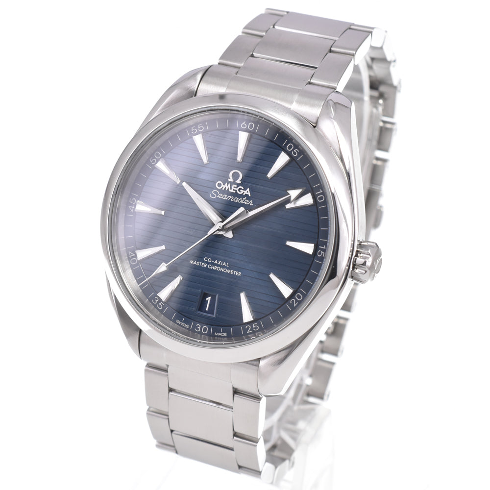 with paper OMEGA Seamaster Aqua Terra 220.10.41.21.03.003 blue Dial Automatic Men's
 Watch M#150954