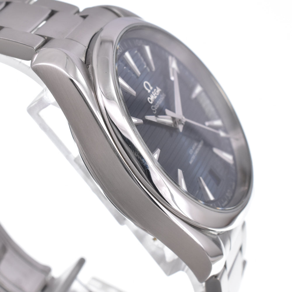 with paper OMEGA Seamaster Aqua Terra 220.10.41.21.03.003 blue Dial Automatic Men's
 Watch M#150954