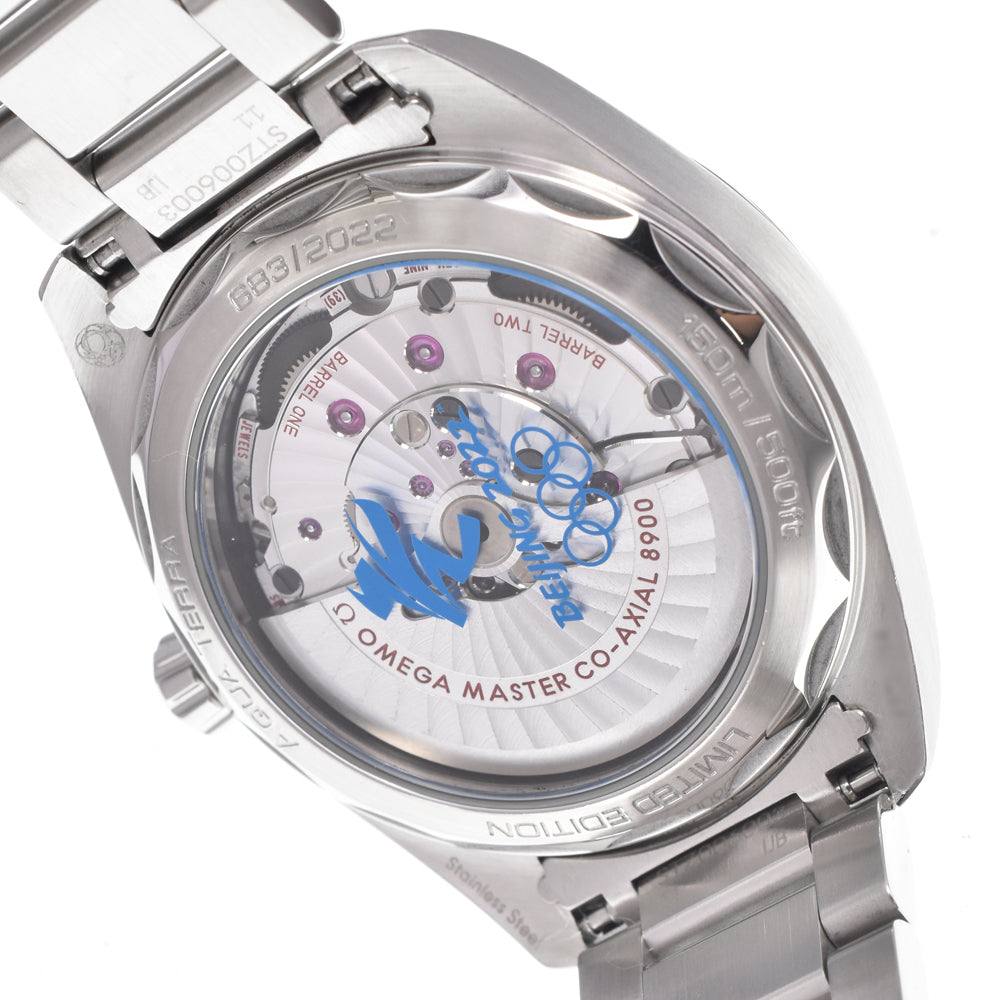 with paper OMEGA Seamaster Aqua Terra 220.10.41.21.03.003 blue Dial Automatic Men's
 Watch M#150954