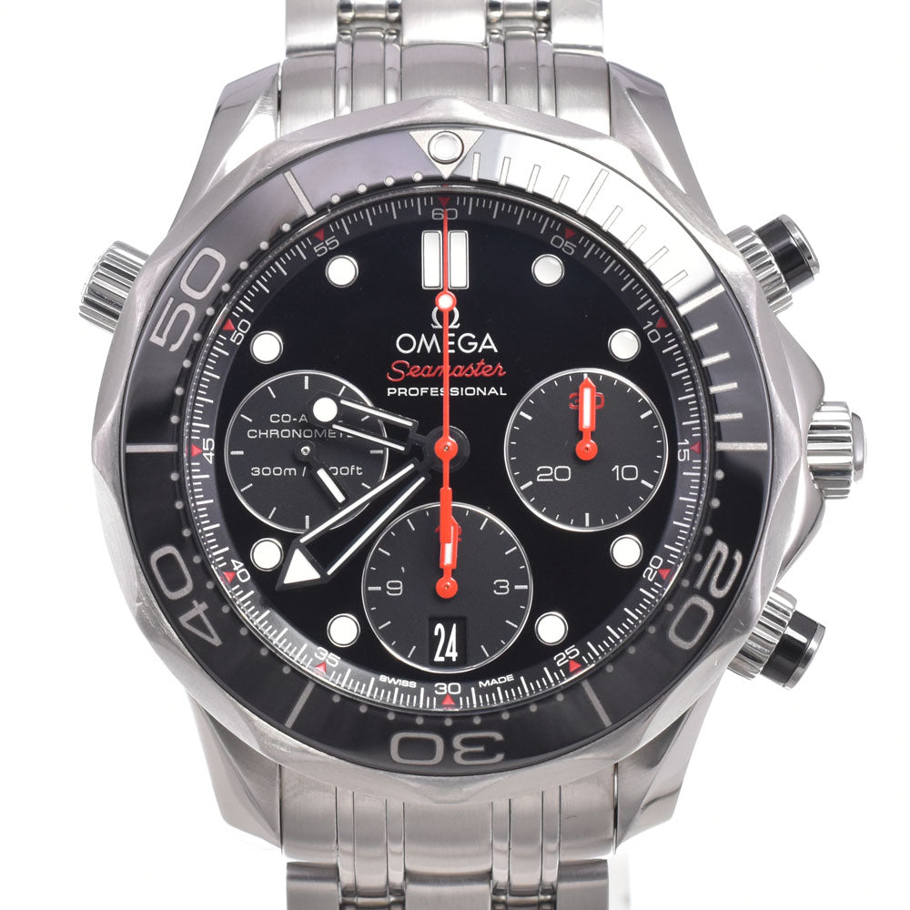 with paper OMEGA Seamaster diver 300m 212.30.42.50.01.001 black Dial Automatic Men's
 Watch L#150959