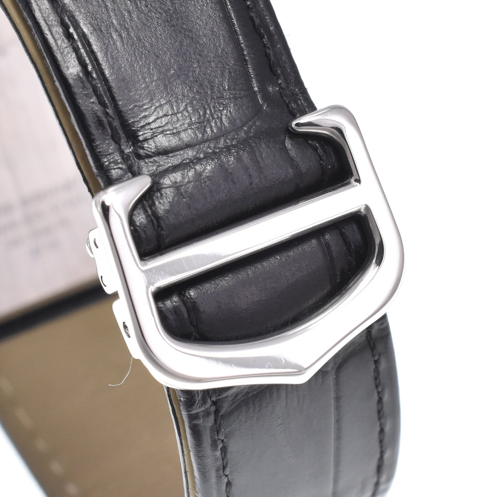 with paper CARTIER Tank solo LM W1018355 Silver Dial Quartz Men's
 Watch M#150962