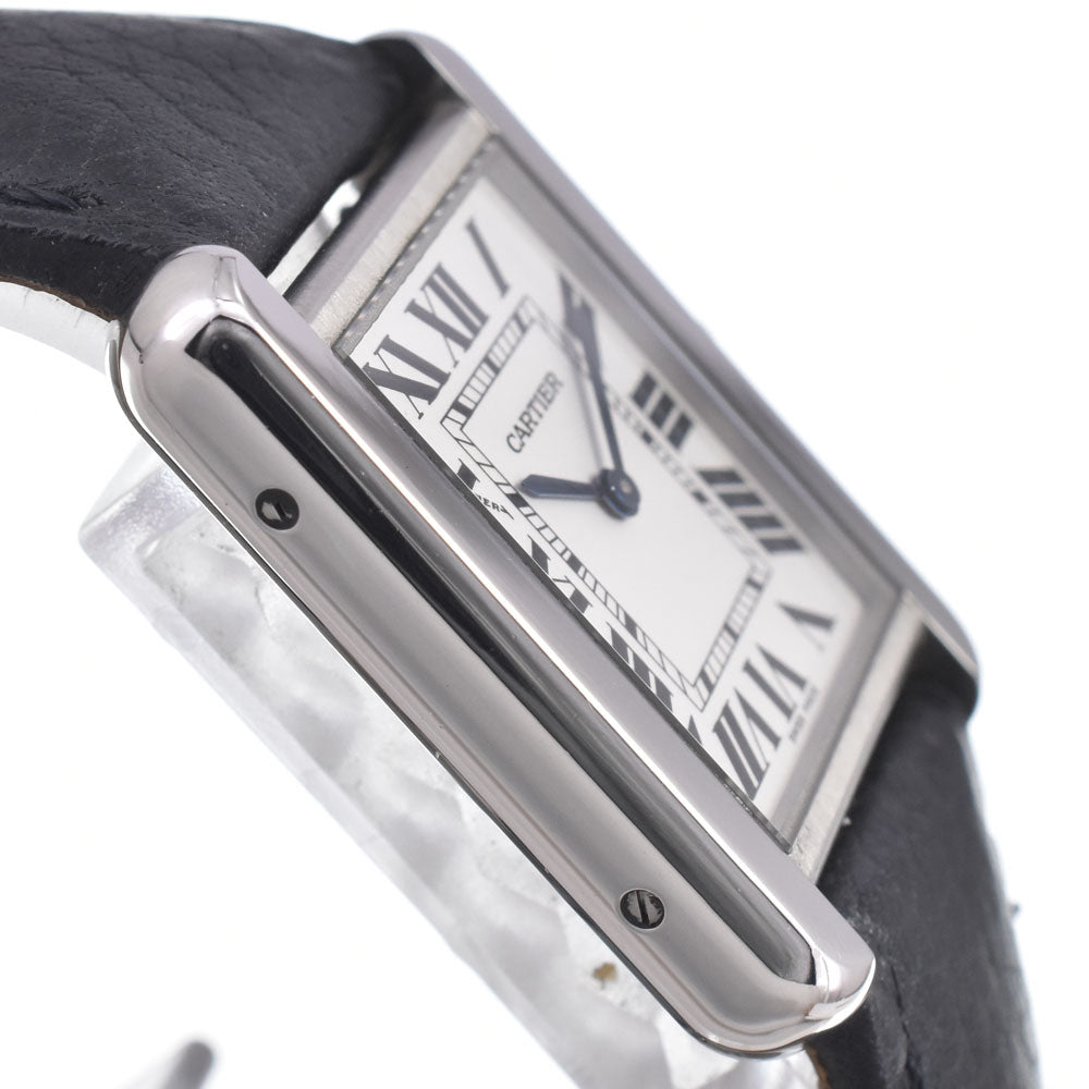 with paper CARTIER Tank solo WSTA0030 Silver Dial Quartz Ladies
 Watch M#150964