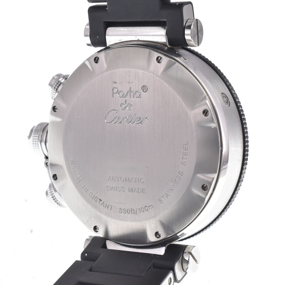 with paper CARTIER Pacha Sea timer W31088U2 black Dial Automatic Men's
 Watch O#150965