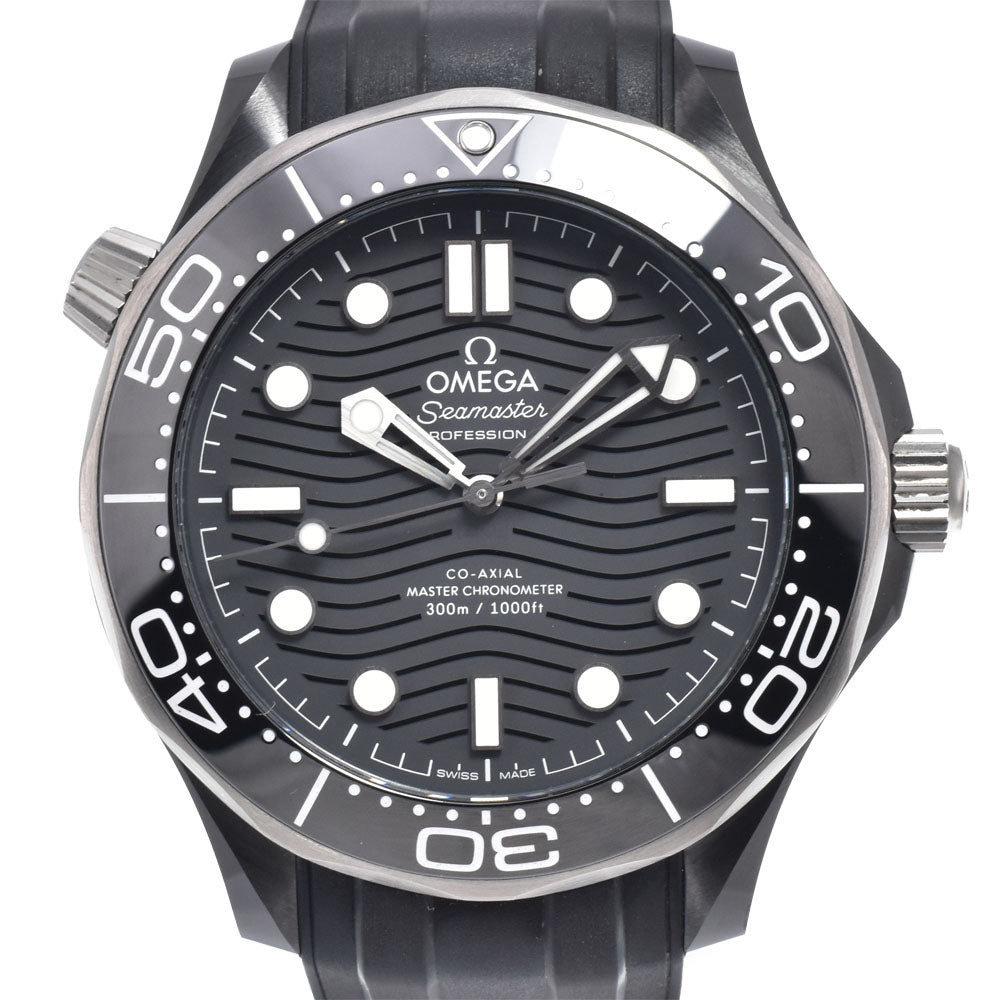 with paper OMEGA Seamaster Professional 300 Co-Axial 210.92.44.20.01.001 Black Ceramic black Dial Automatic Men's
 Watch M#150967