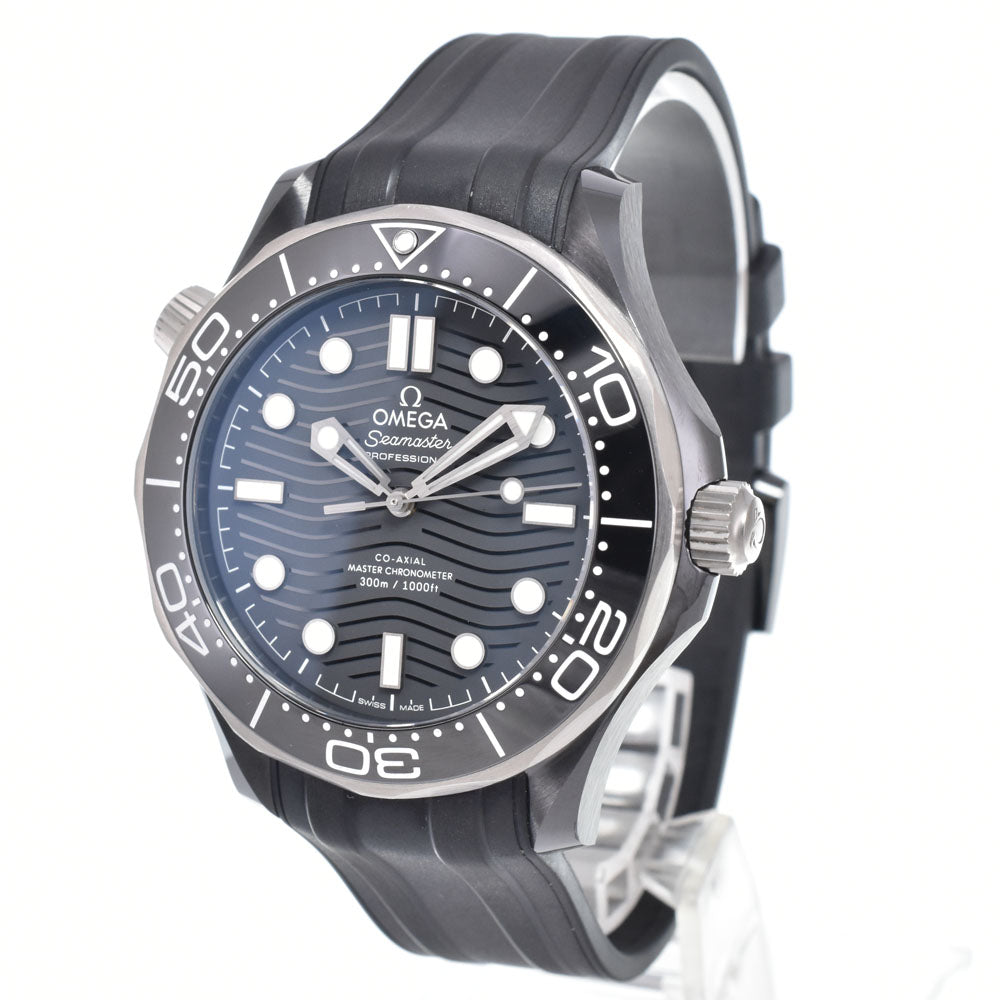 with paper OMEGA Seamaster Professional 300 Co-Axial 210.92.44.20.01.001 Black Ceramic black Dial Automatic Men's
 Watch M#150967