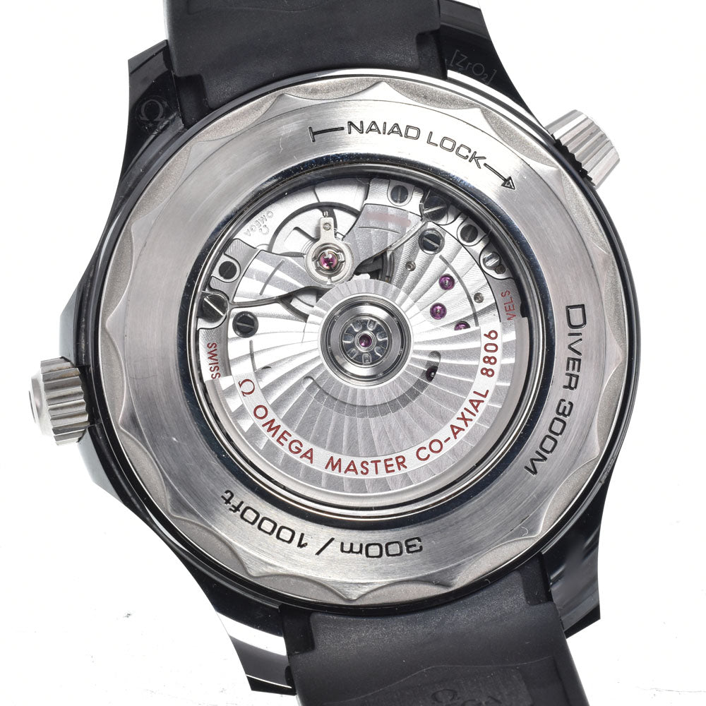 with paper OMEGA Seamaster Professional 300 Co-Axial 210.92.44.20.01.001 Black Ceramic black Dial Automatic Men's
 Watch M#150967