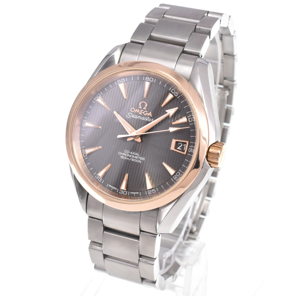with paper OMEGA Seamaster Aqua Terra 231.20.39.21.06.003 gray Dial Automatic Men's
 Watch N#150969