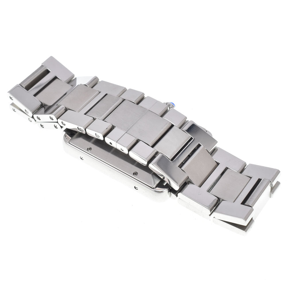 with paper CARTIER Tank solo W5200028 Date Silver Dial Automatic Men's
 Watch M#150970