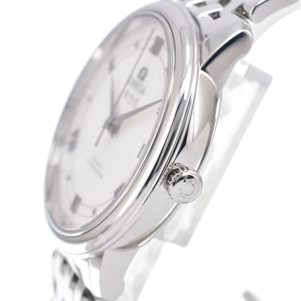 with paper OMEGA De Ville Prestige 424.10.37.20.04.001 Date white Dial Automatic Men's
 Watch L#150974