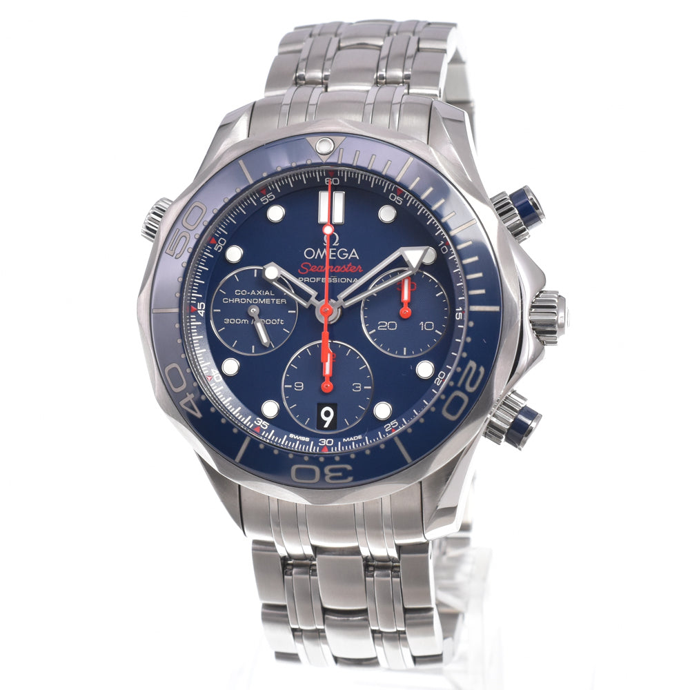 with paper OMEGA Seamaster Pro Divers 212.30.42.50.03.001 blue Dial Automatic Men's
 Watch L#150975