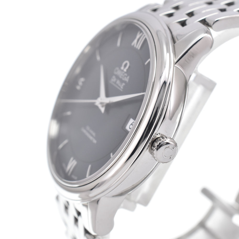 with paper OMEGA De Ville Prestige 424.10.37.20.03.001 blue Dial Automatic Men's
 Watch L#150977