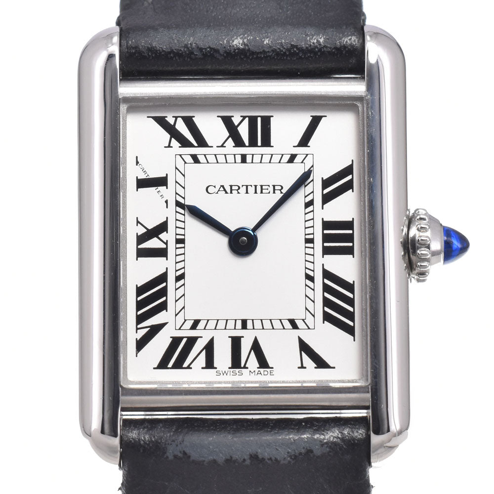 with paper CARTIER Tank Must WSTA0042 Silver Dial Quartz Ladies
 Watch M#150983