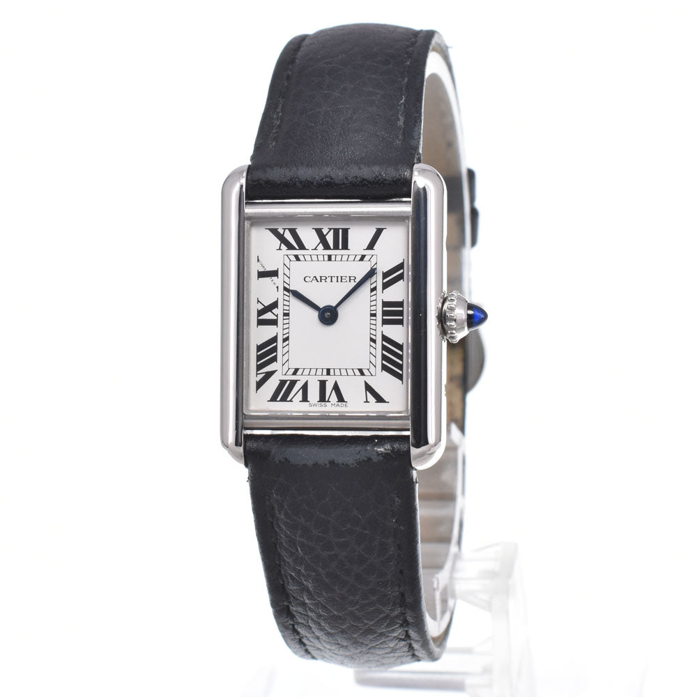 with paper CARTIER Tank Must WSTA0042 Silver Dial Quartz Ladies
 Watch M#150983