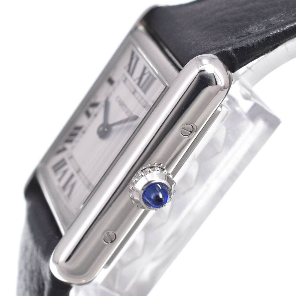 with paper CARTIER Tank Must WSTA0042 Silver Dial Quartz Ladies
 Watch M#150983