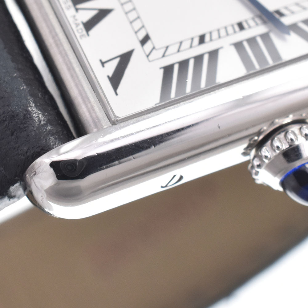 with paper CARTIER Tank Must WSTA0042 Silver Dial Quartz Ladies
 Watch M#150983
