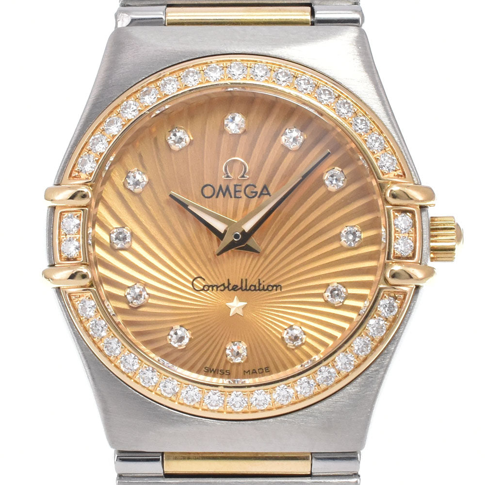 with paper OMEGA Constellation 111.25.26.60.58.001 diamond gold Dial Quartz Ladies
 Watch M#150984