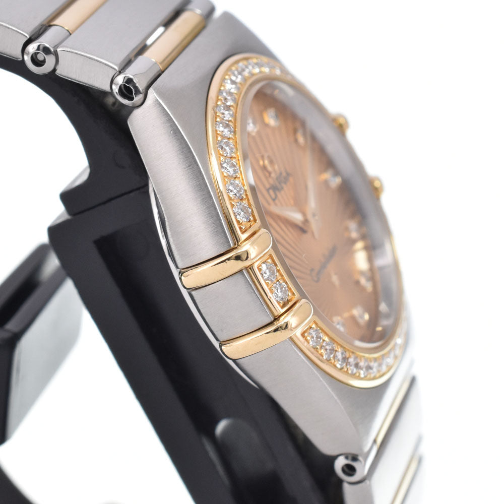 with paper OMEGA Constellation 111.25.26.60.58.001 diamond gold Dial Quartz Ladies
 Watch M#150984