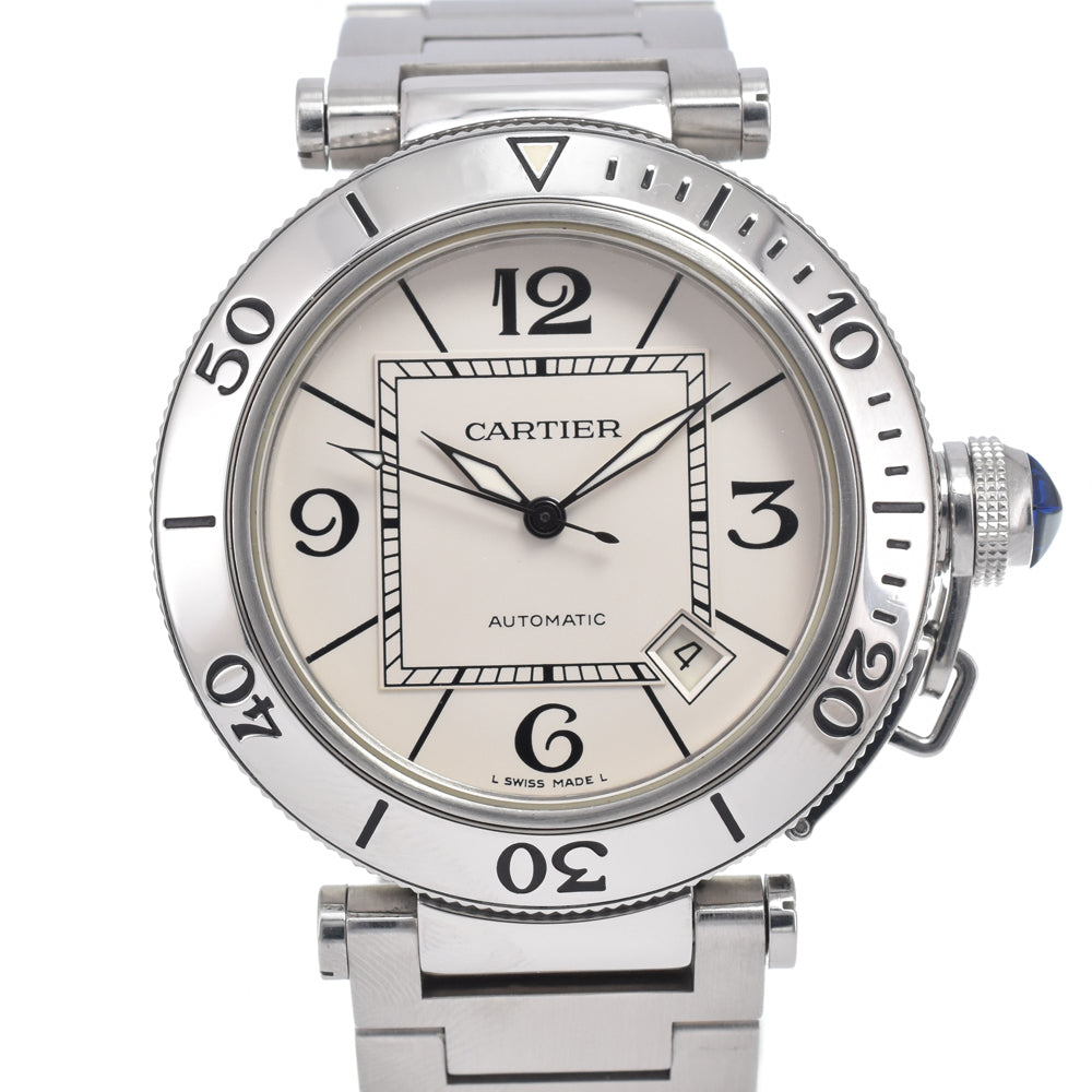 CARTIER Pacha Sea timer W31080M7 Silver Dial Automatic Men's
 Watch L#150986