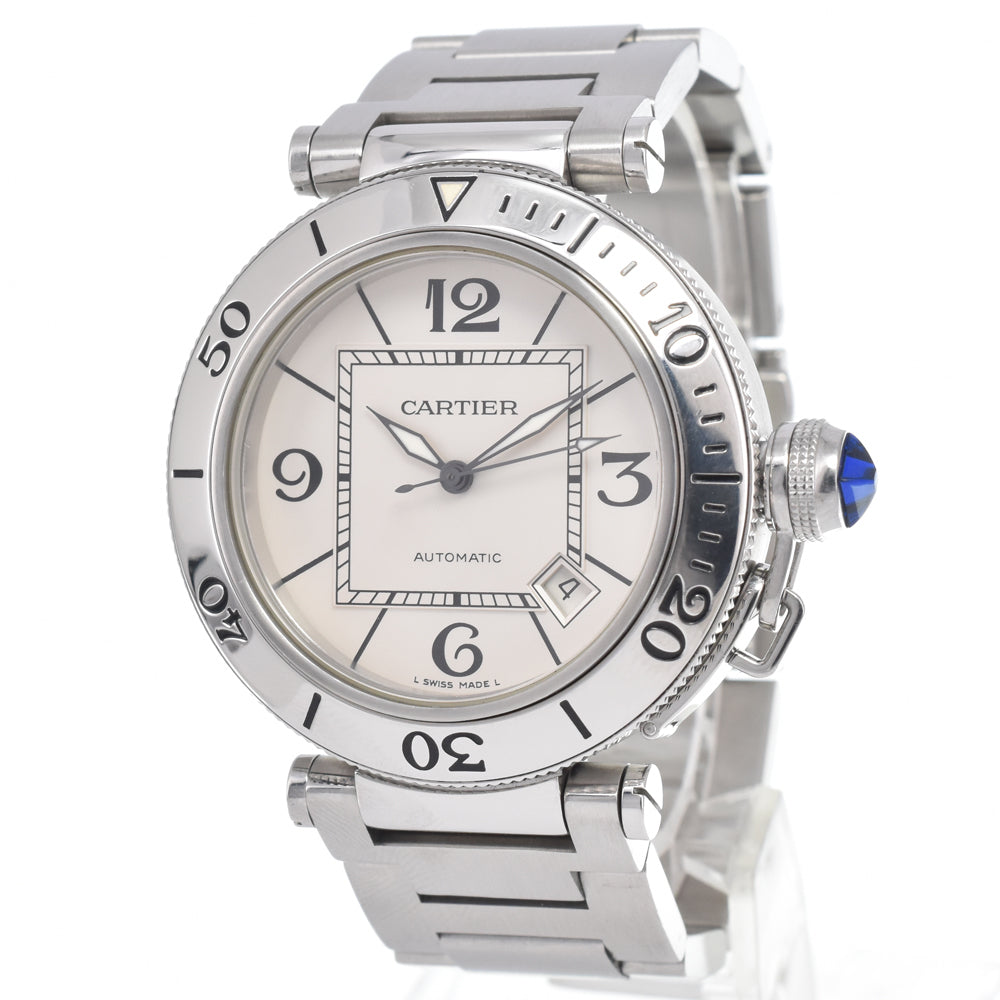 CARTIER Pacha Sea timer W31080M7 Silver Dial Automatic Men's
 Watch L#150986
