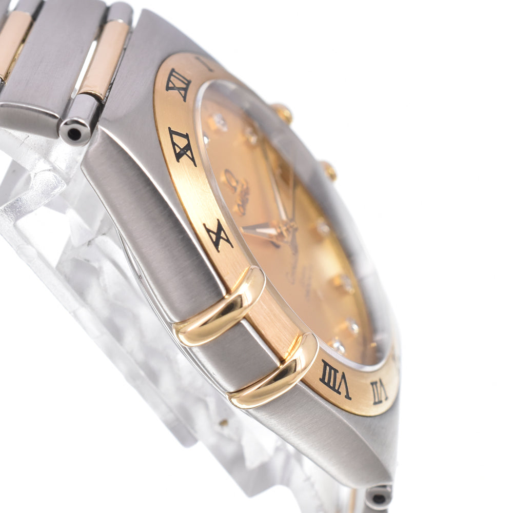 with paper OMEGA Constellation CO-AXIAL 111.20.36.20.58.001 11P Diamond gold Dial Automatic Men's
 Watch L#150987