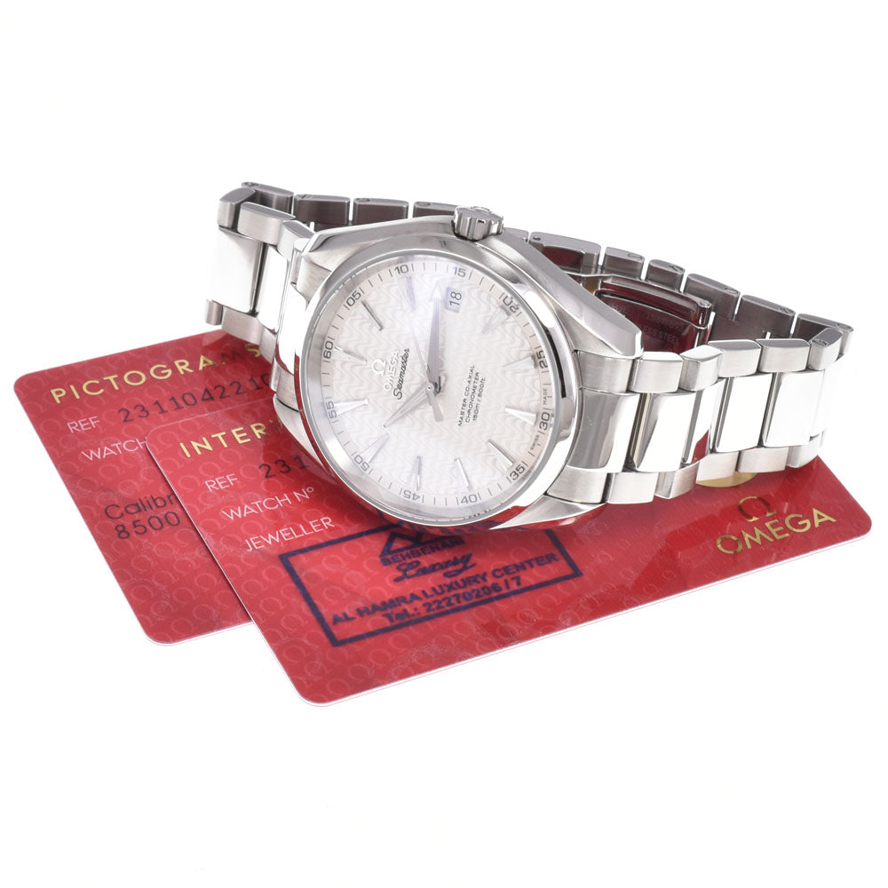 with paper OMEGA SeamasterAqua Terra 231.10.42.21.02.006 CO-AXIAL Chronometer Silver Dial Automatic Men's
 Watch L#150988