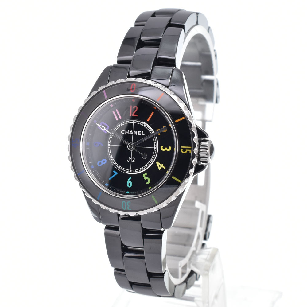 CHANEL J12 Electro Rainbow H7121 World limited 1255 bottles black Dial Quartz Ladies
 Watch M#150989