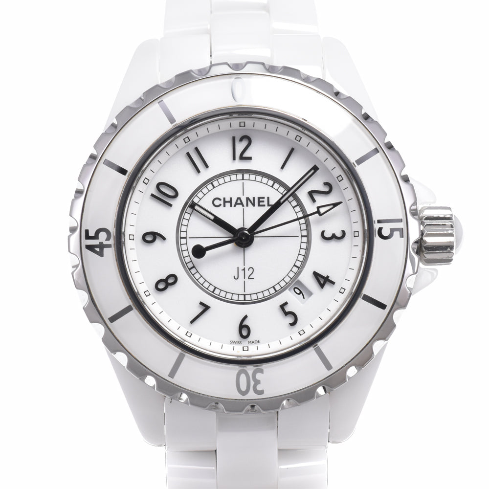 CHANEL J12 H0968 White ceramic white Dial Quartz Ladies
 Watch L#150990