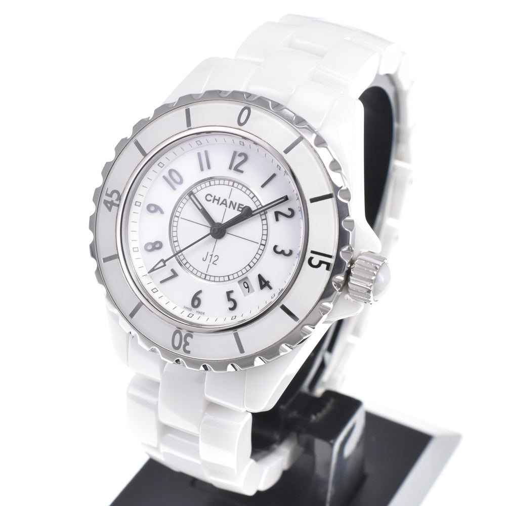CHANEL J12 H0968 White ceramic white Dial Quartz Ladies
 Watch L#150990