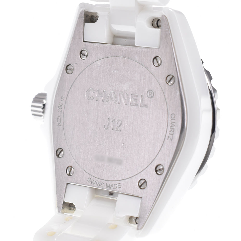 CHANEL J12 H0968 White ceramic white Dial Quartz Ladies
 Watch L#150990