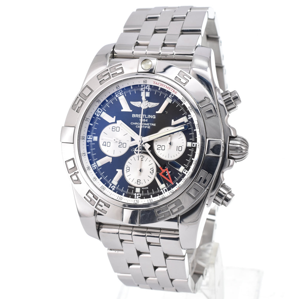 BREITLING Chronomat AB0410 GMT black Dial Automatic Men's
 Watch N#150992