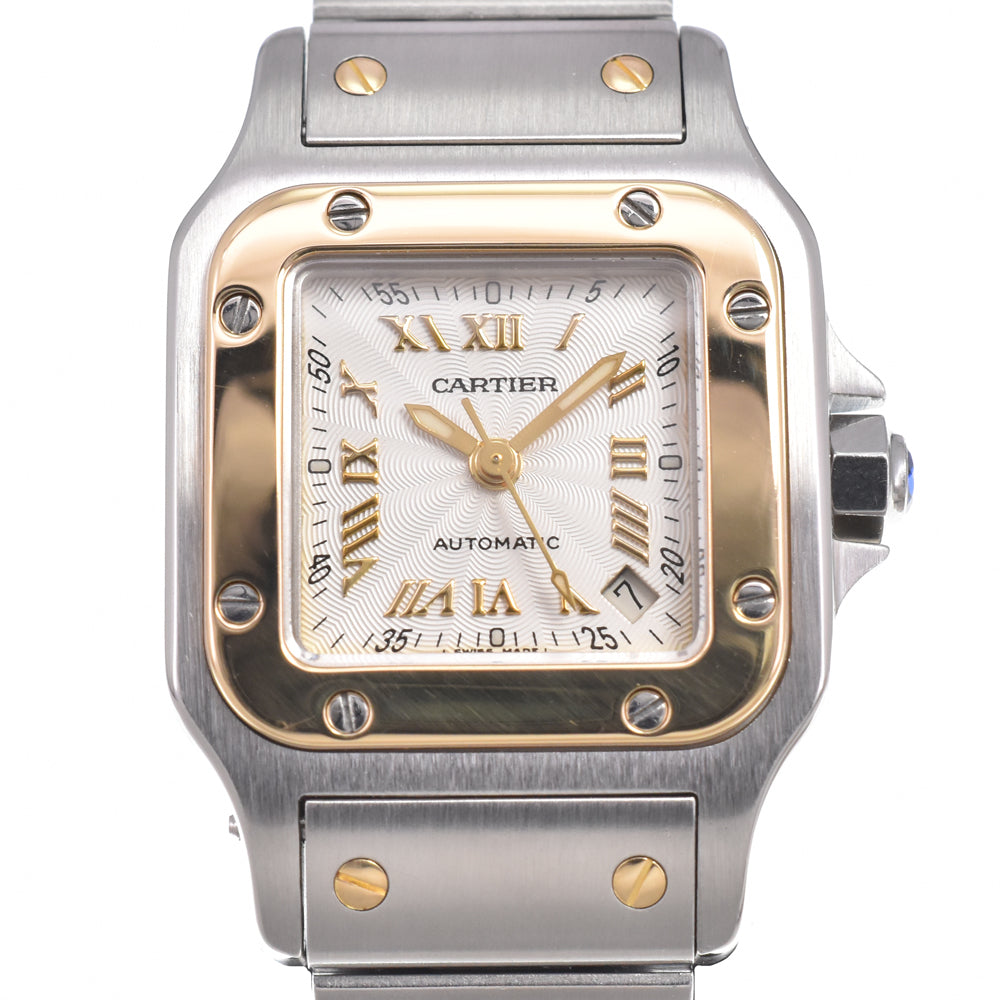 CARTIER Santosgalbe SM W20045C4 Silver Dial Automatic Ladies
 Watch L#150994