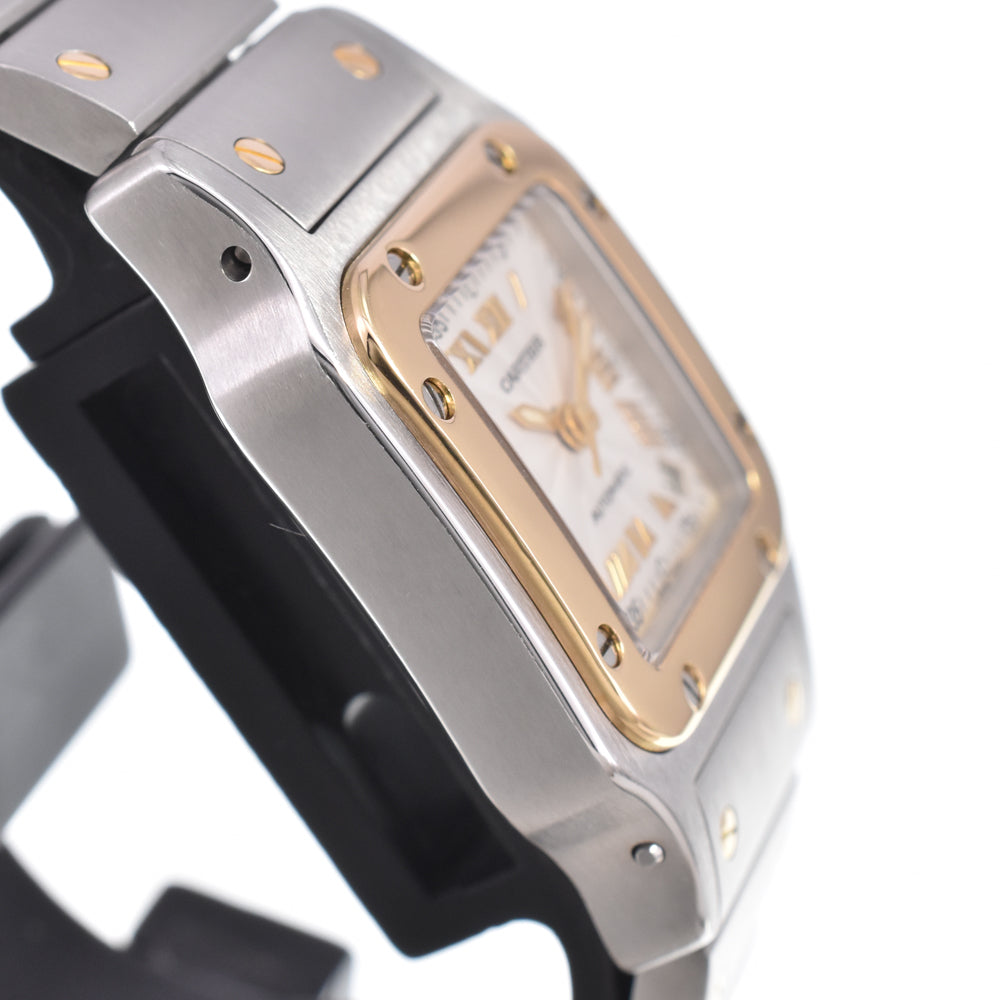 CARTIER Santosgalbe SM W20045C4 Silver Dial Automatic Ladies
 Watch L#150994