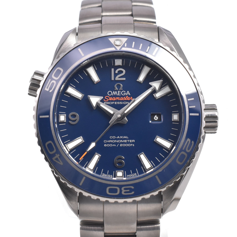 with paper OMEGA Seamaster Planet Ocean 600 232.90.38.20.03.001 blue Dial Automatic Unisex
 Watch L#150998