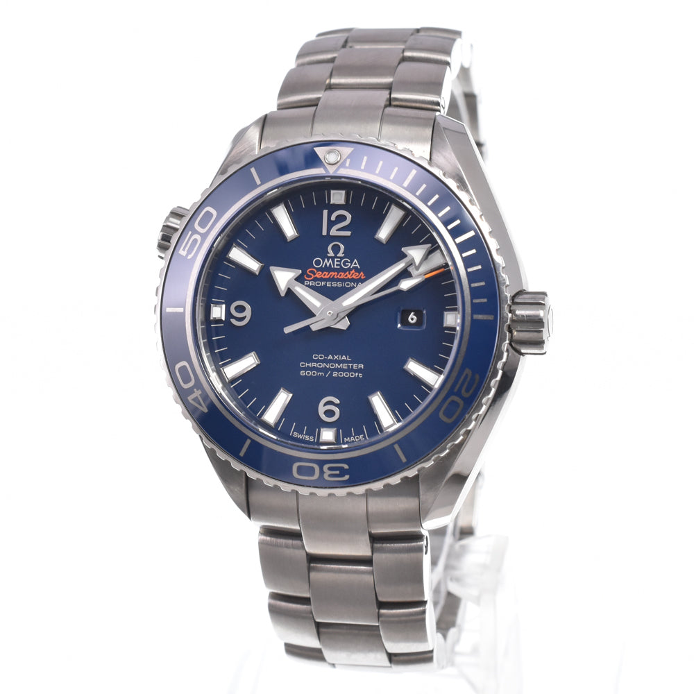 with paper OMEGA Seamaster Planet Ocean 600 232.90.38.20.03.001 blue Dial Automatic Unisex
 Watch L#150998