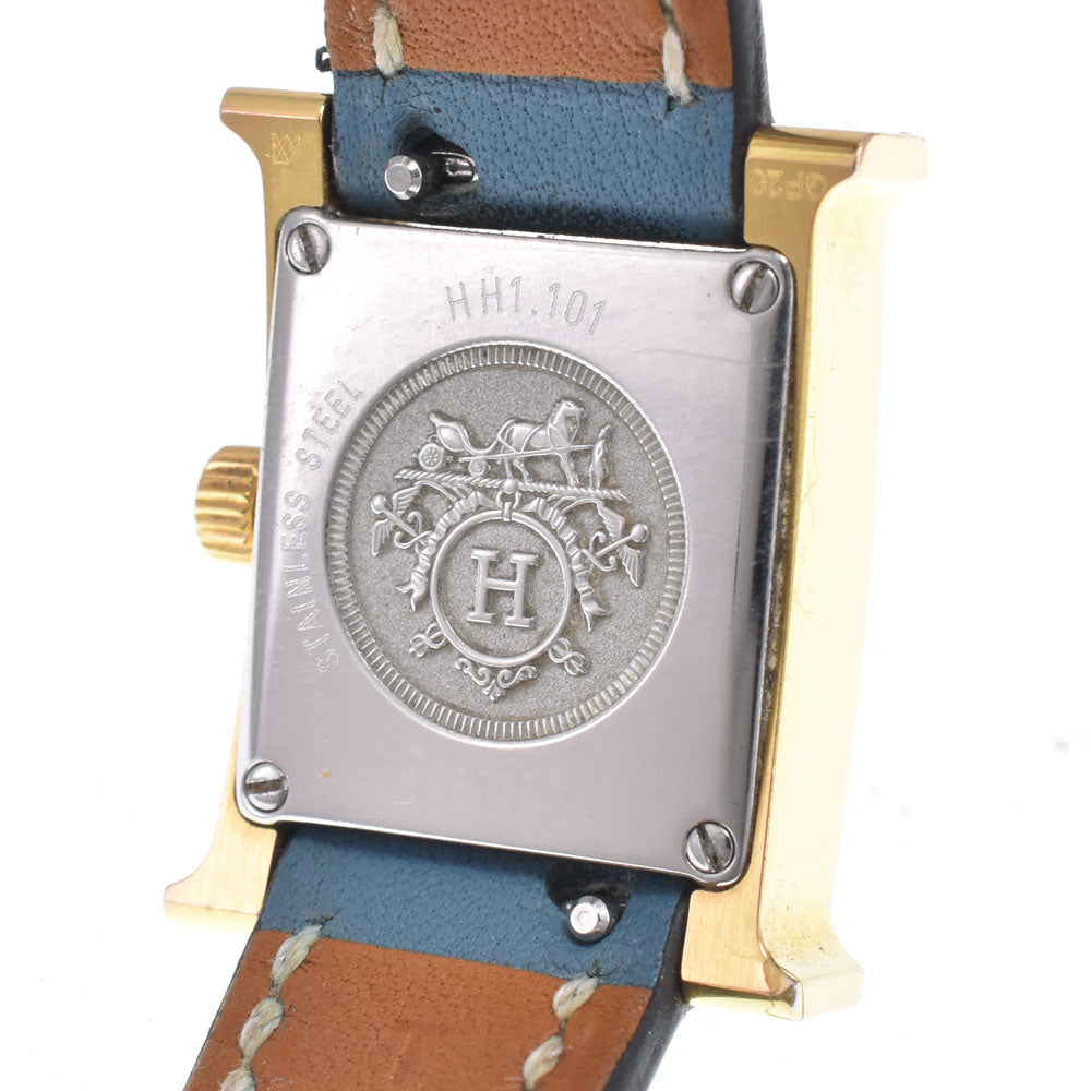 HERMES H watch mini HH1.101 white Dial Quartz Ladies
 Watch N#151003