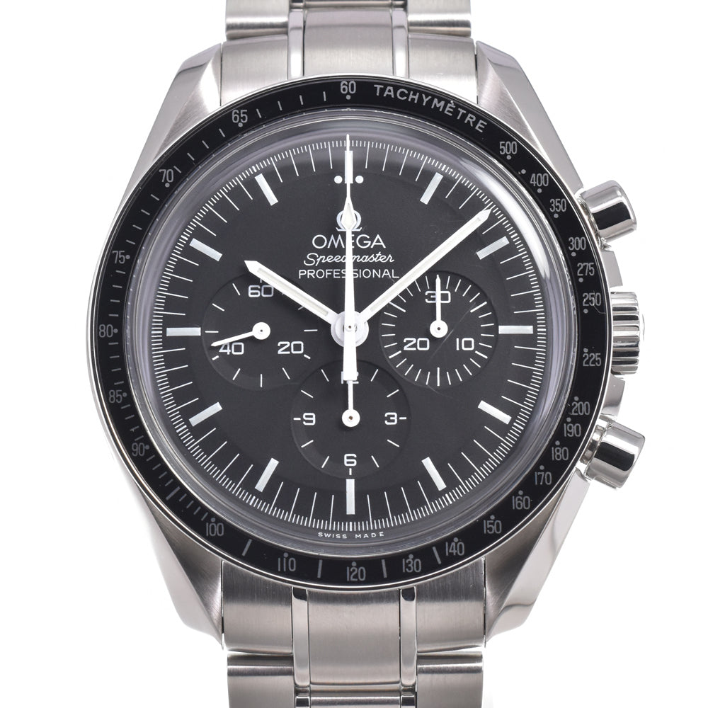 with paper OMEGA Speedmaster Professional Moon Watch 311.30.42.30.01.005 black Dial Hand Winding Men's
 Watch L#151009