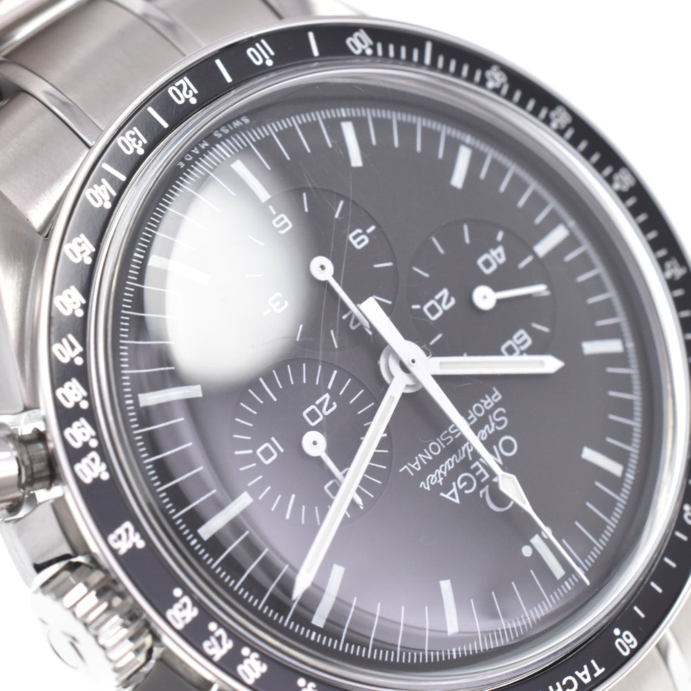 with paper OMEGA Speedmaster Professional Moon Watch 311.30.42.30.01.005 black Dial Hand Winding Men's
 Watch L#151009