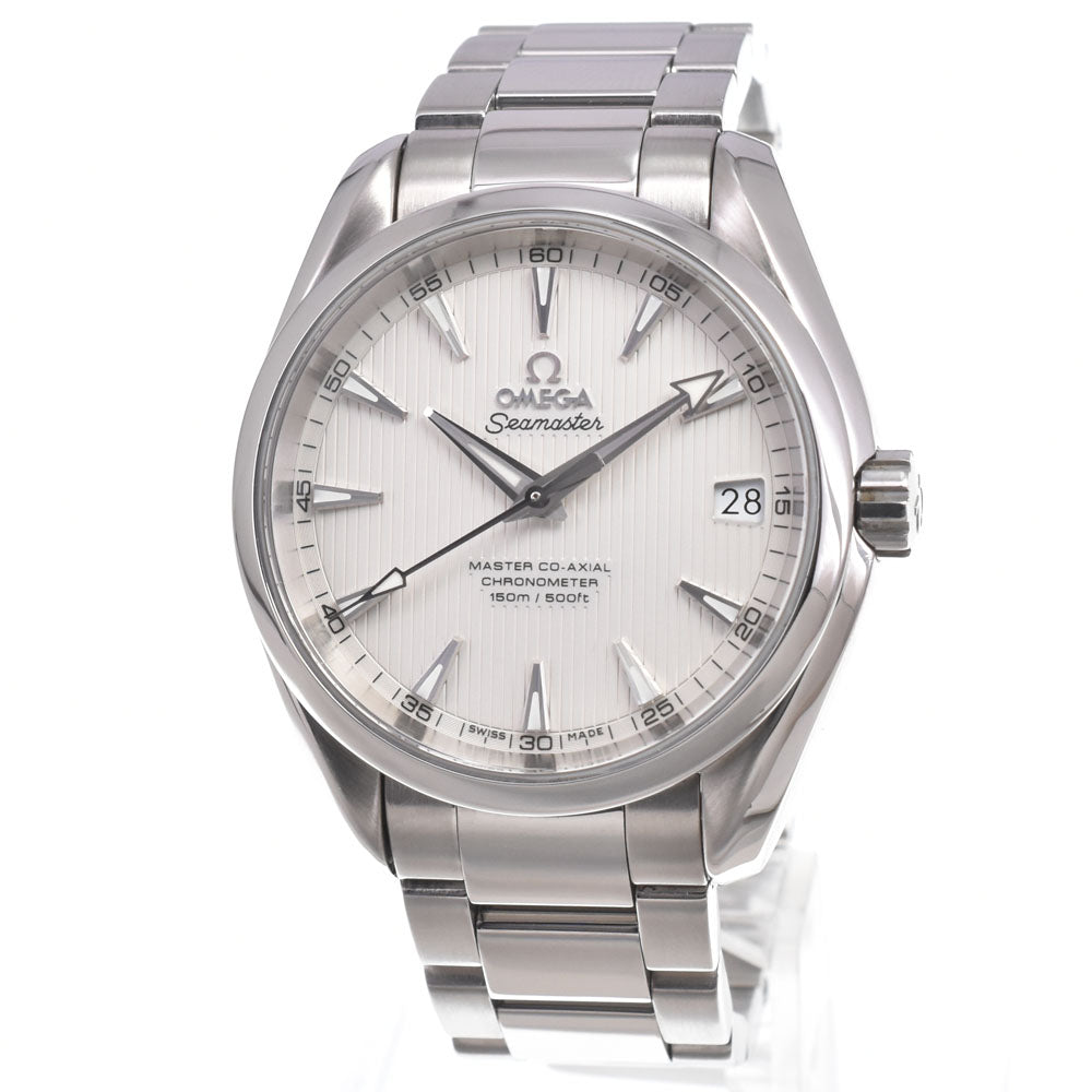 with paper OMEGA Seamaster Aqua Terra 231.10.39.21.02.002 Date Silver Dial Automatic Men's
 Watch L#151010