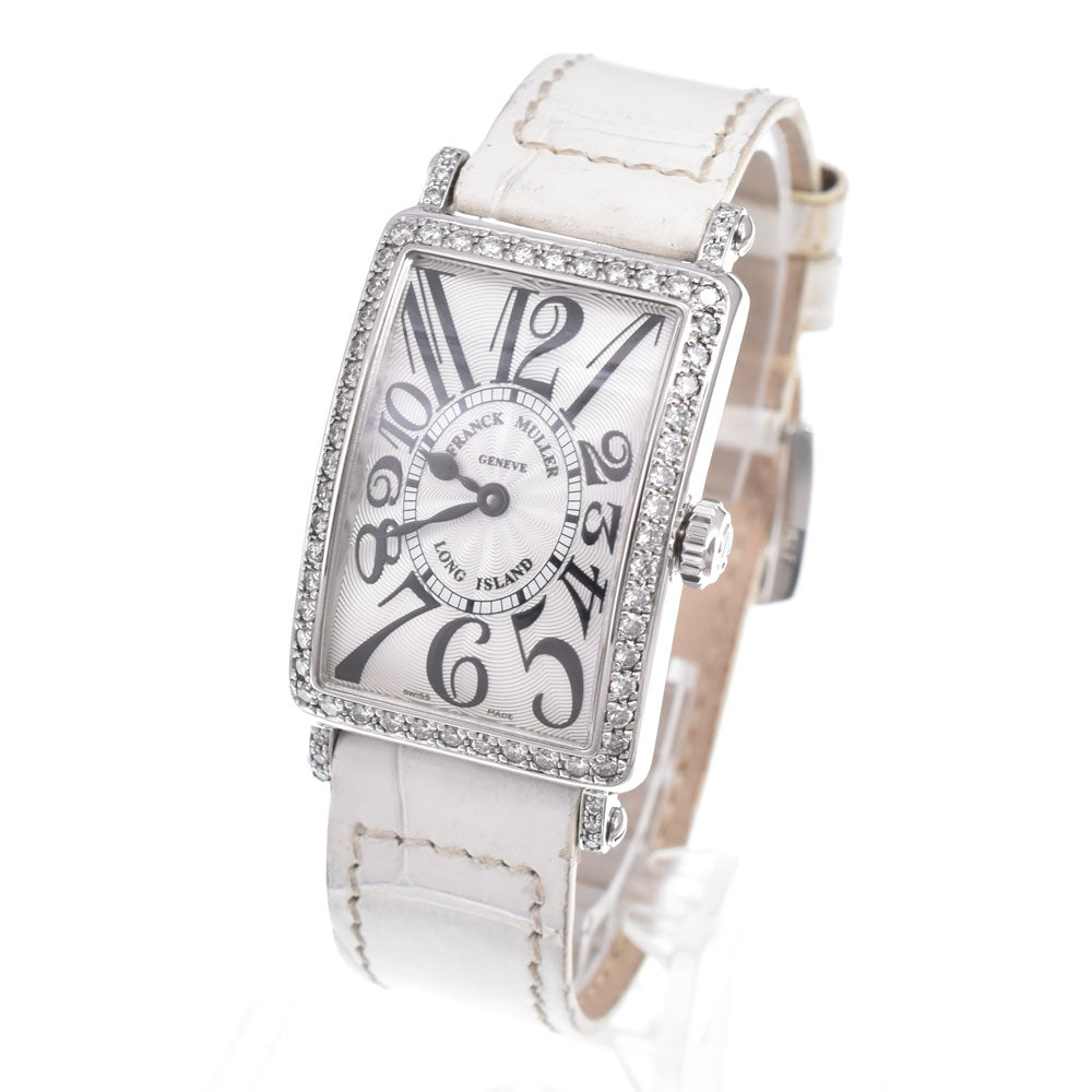 with paper FRANCK MULLER Long Island 902QZD1R diamond Silver Dial Quartz Ladies
 Watch M#151016