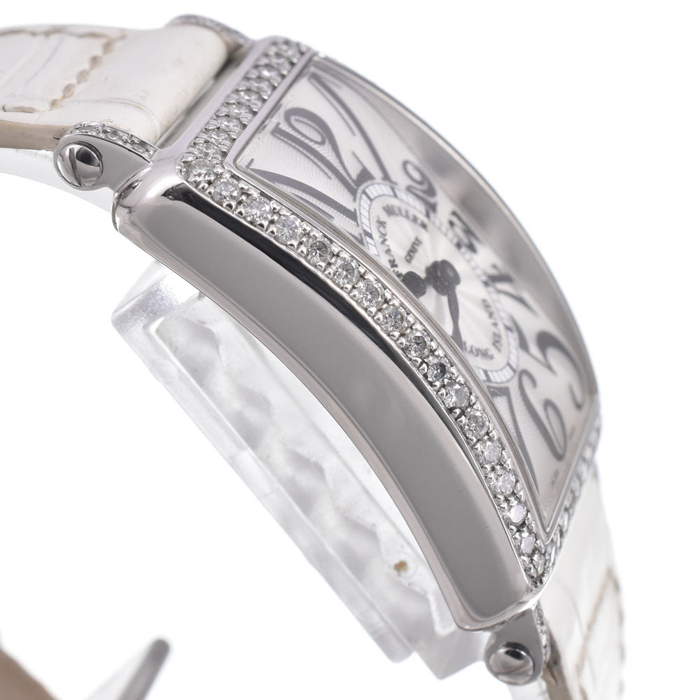 with paper FRANCK MULLER Long Island 902QZD1R diamond Silver Dial Quartz Ladies
 Watch M#151016