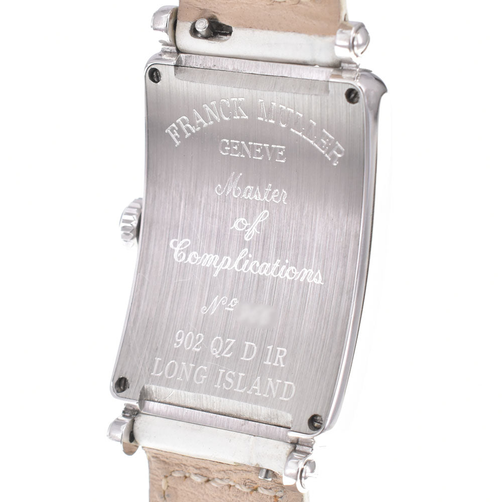 with paper FRANCK MULLER Long Island 902QZD1R diamond Silver Dial Quartz Ladies
 Watch M#151016