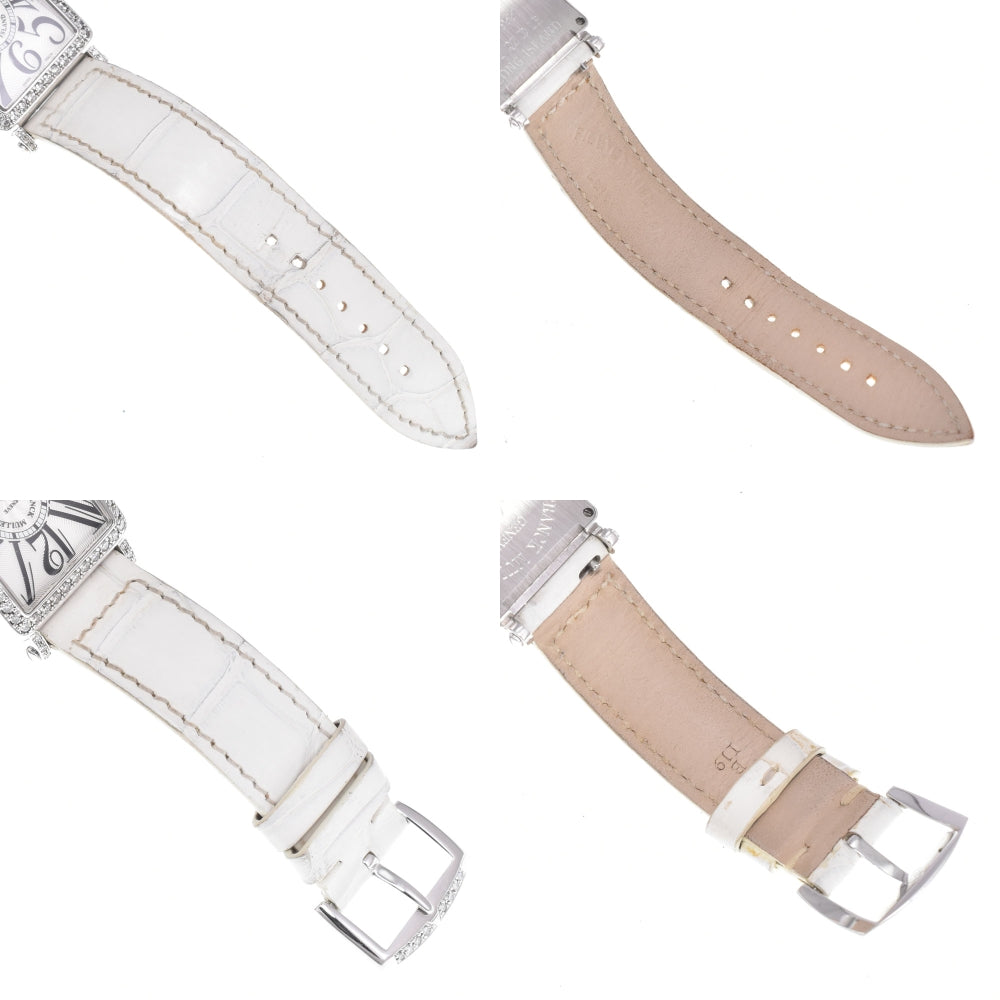 with paper FRANCK MULLER Long Island 902QZD1R diamond Silver Dial Quartz Ladies
 Watch M#151016
