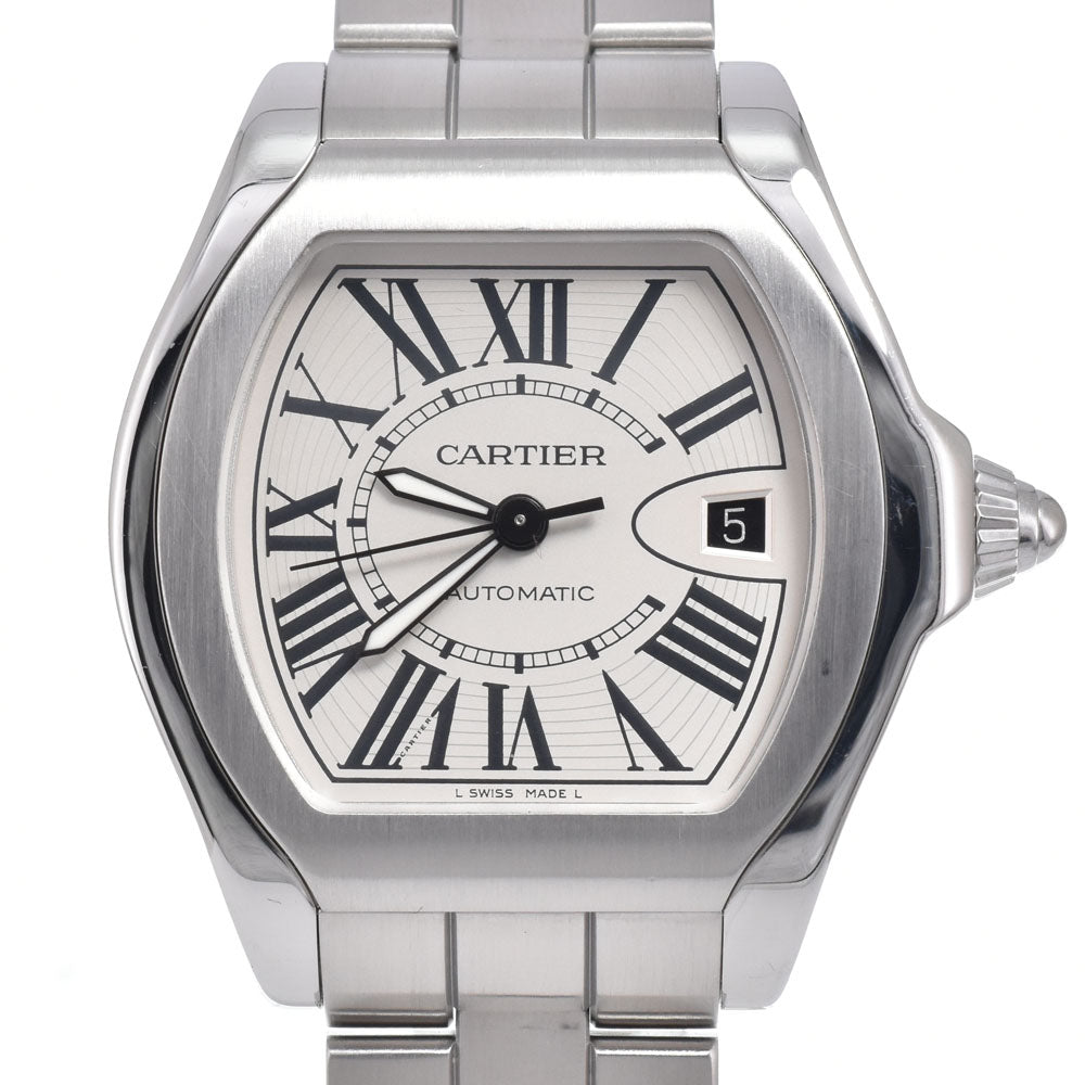 with paper CARTIER Roadster LM W6206017 Silver Dial Automatic Men's
 Watch N#151017