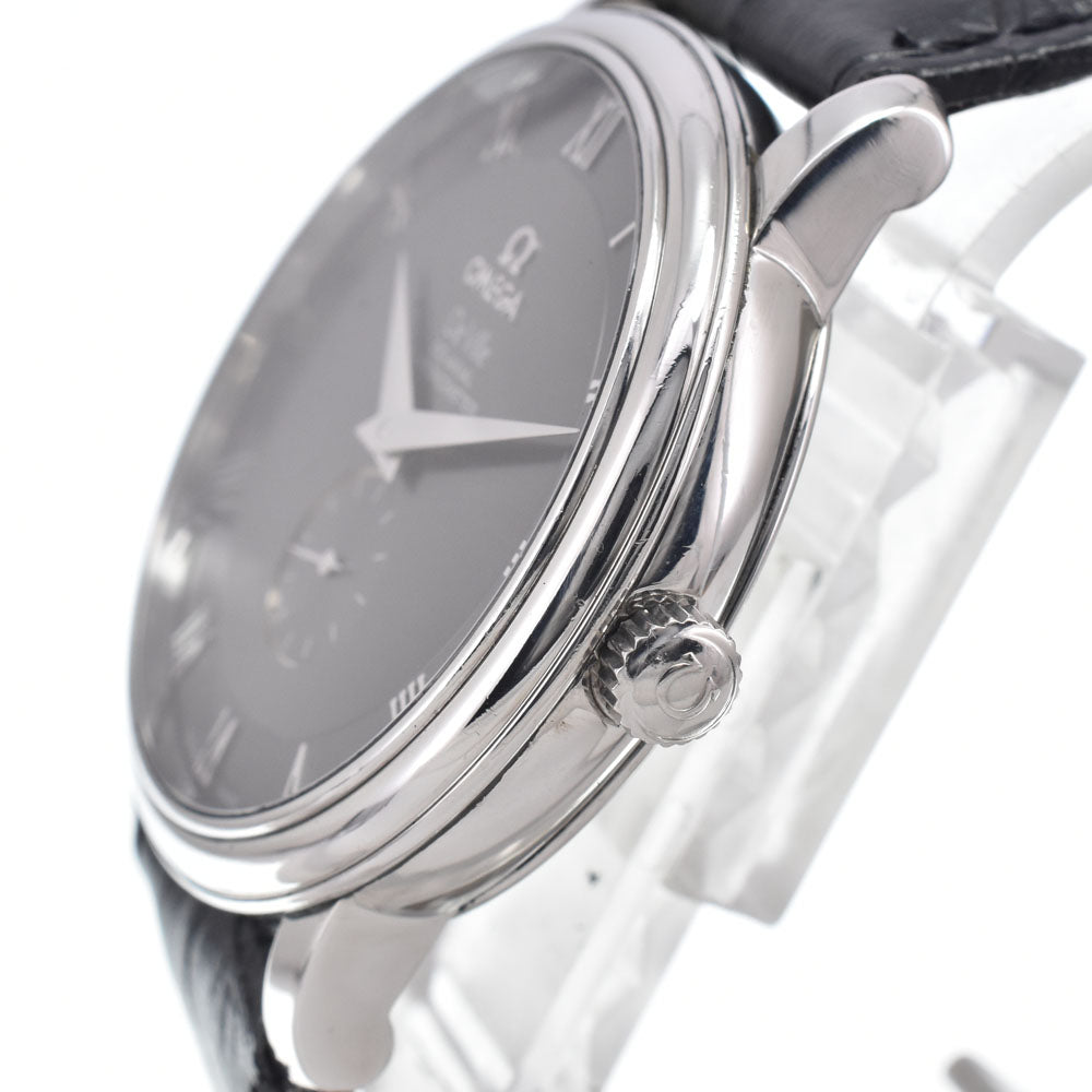 with paper OMEGA De Ville Prestige Coaxial 4813.40.01 Small second gray Dial Automatic Men's
 Watch M#151021